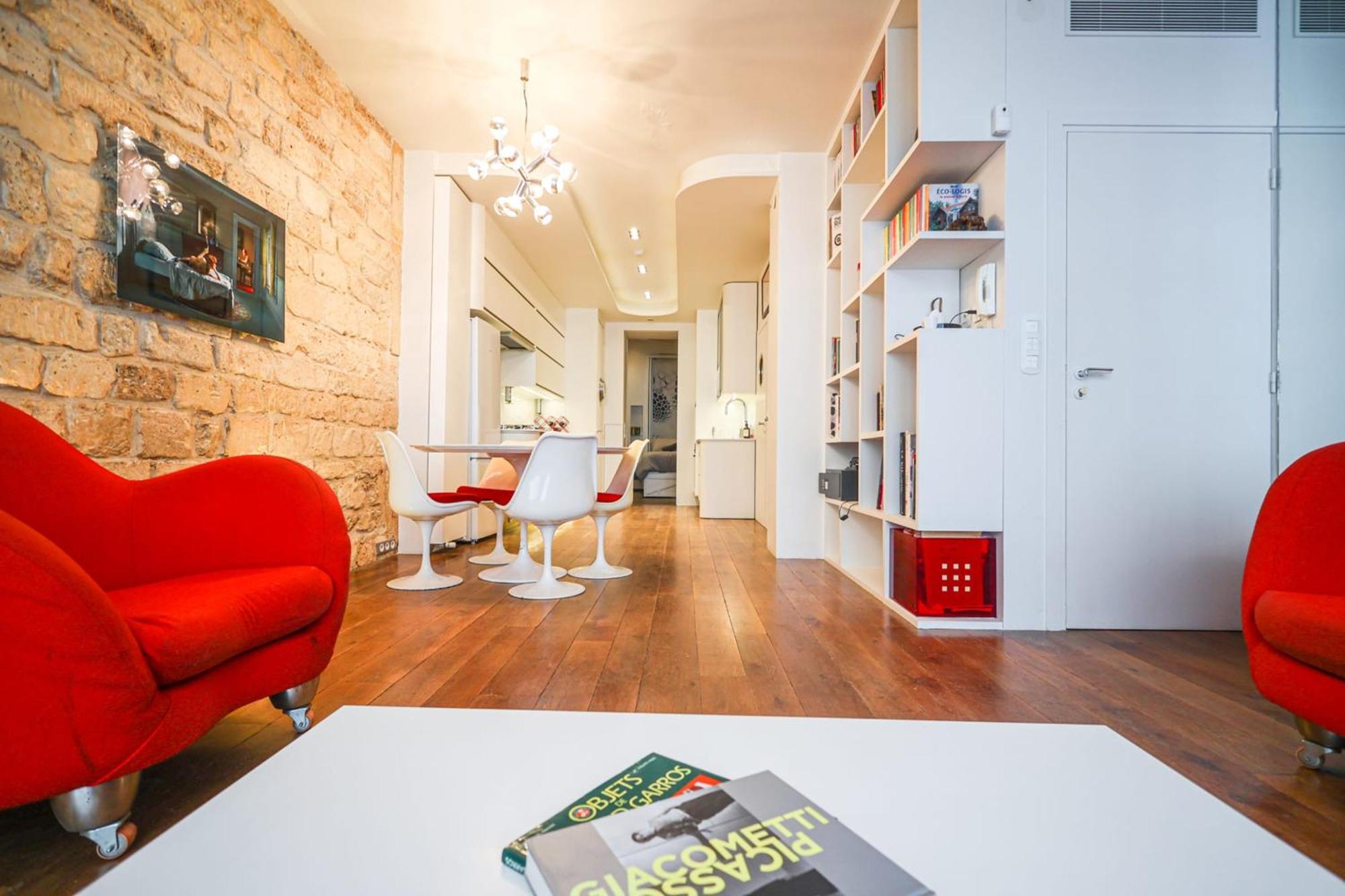Elegant Appartement Climatise De 65 M2 Avec 2 Ch Paris Exterior photo